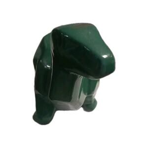 Pillowfort By Target 10"x7" Green Dinosaur Origami Style Piggy Bank Figurine